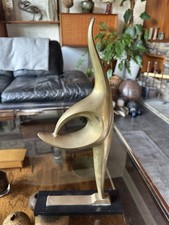 Vintage Modernist Bronze Sculpture - Abstract Bird - Unsigned  Bob Bennett Style