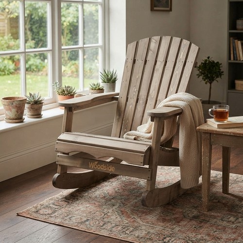 Comfortable slatted rocking - comfortable,