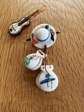Vintage cellulloid brooch - vintage,