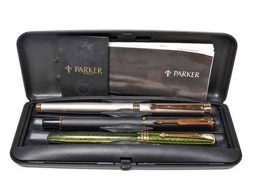 Different fountain pens - 3x,