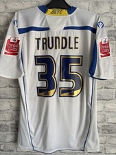 Leeds United Football Shirt Retro 2008 2009 LEE TRUNDLE Soccer Jersey Large