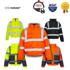 Hi Vis Visbility Viz Bomber
