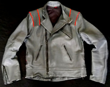SUPERB RETRO " KETT " LEATHER MOTORCYCLE JACKET - M - VINTAGE CAFE RACER BIKER