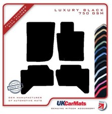 Fits Mitsubishi L200 4Life 4Work 2006-2015 Hitech Black Luxury Tailored Car Mats