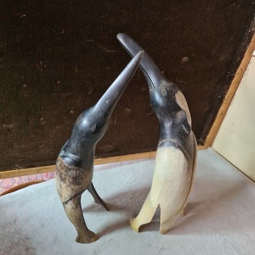 Vintage hand carved bird - vintage,