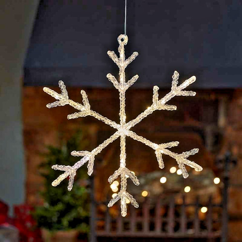 42cm bright white snowflake - bright,