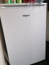 Small Whirlpool white fridge