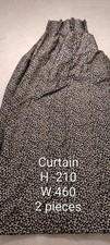 curtains used2 Curtains, H210 W460, Elegant Pattern, Premium Tapered Design