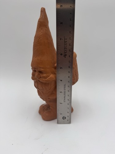 Vintage terracotta gnome - vintage,