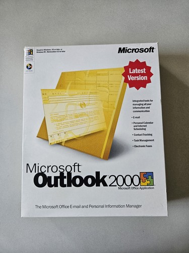 Microsoft outlook 2000 big box - microsoft,