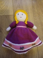 Topsy Turvy Knitted Doll Lilac