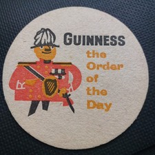 Guinness beer Mat. UK Cat No