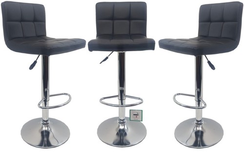 Black bar stools modena - 3,