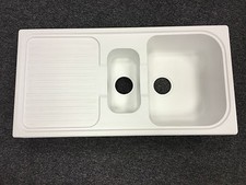 ASTRACAST MSK 1.5 BOWL GRANITE WHITE REVERSIBLE SINK MS15WHHOMESK