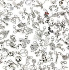 Tibetan Silver Clip on Charms For Bracelets - Zips - Phones - Stitch Markers