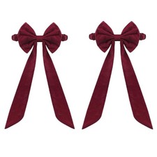 Elastic Burgundy Chair Velvet