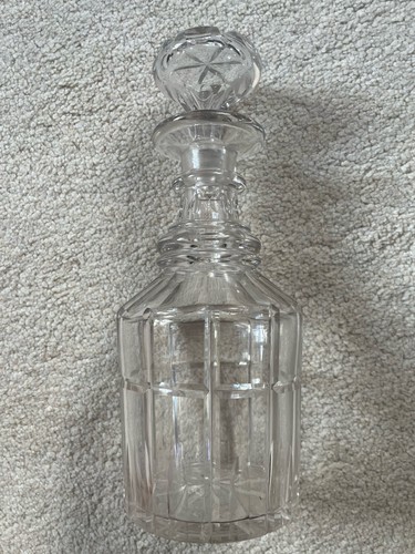 Crystal cut wine liquor glass - crystal,