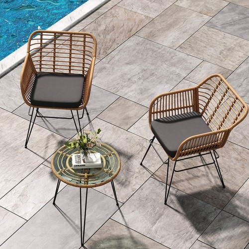 Pieces rattan bistro - 3,