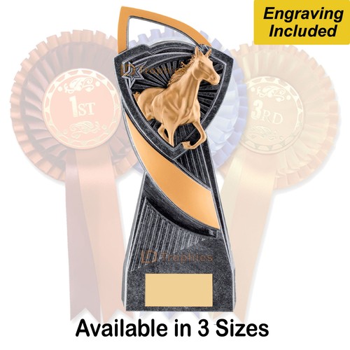 Horse trophy free - free, engraving