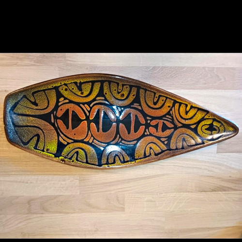 Poole pottery aegean - pottery, teardrop