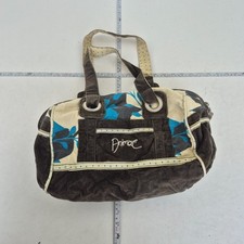 ANIMAL Bag Brown Blue Womens Top Handle Handbag Corduroy Floral