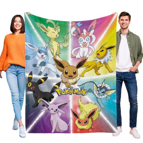 Pokemon eevee flannel blanket - pokemon,
