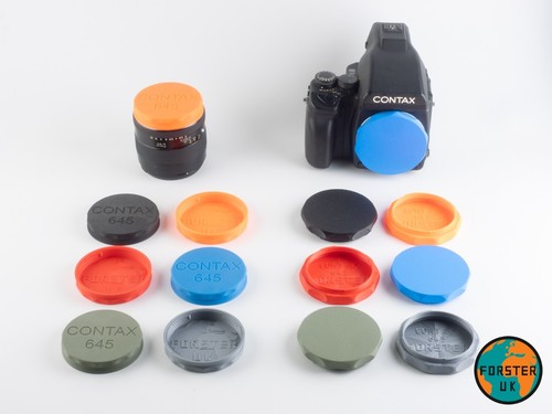 Contax 645 rear - rear, caps