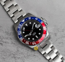 Custom Made 40mm Red Blue GMT