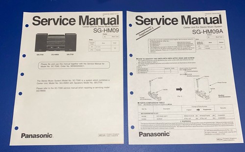 Panasonic service manual - panasonic,