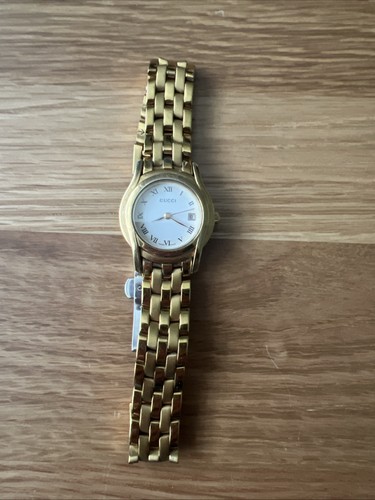 Gucci 5400l vintage gold watch - gucci,