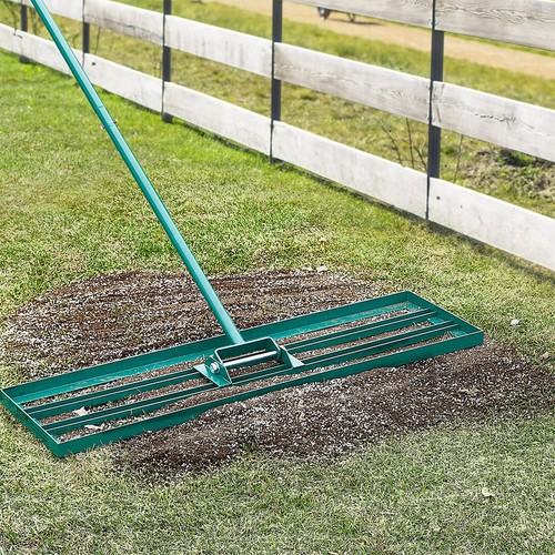 Garden lawn levelling rake - garden,