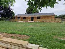 log cabin mobile home