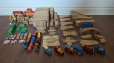 BRIO (Branded & compatible) Wooden Train Set Huge Bundle. Over 250 pieces.