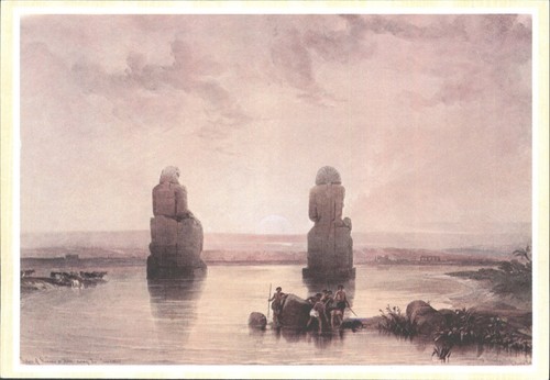 The colossal statues plain - the, of