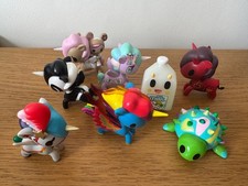 Tokidoki Characters Bundle - Collectable Unicorno, Moofia Milk, Cactus Friend