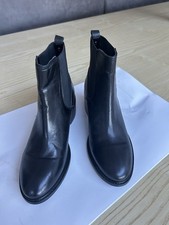 Dune Black leather Boots Size 38 “peptalk” Brand New - Never worn