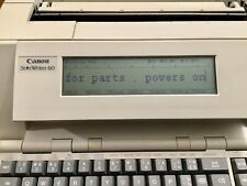 Vintage Canon StarWriter 60 Typewriter Model: VS160 , For Parts / Repair