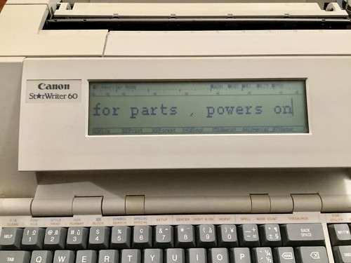 Vintage canon starwriter - starwriter, 60