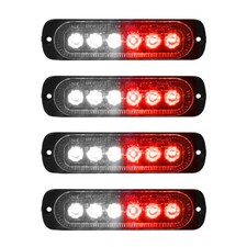 4x LED White/ Red Car Recovery