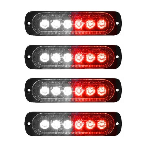Led white red - 4x,