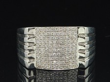 Diamond Fashion Ring Mens 14K