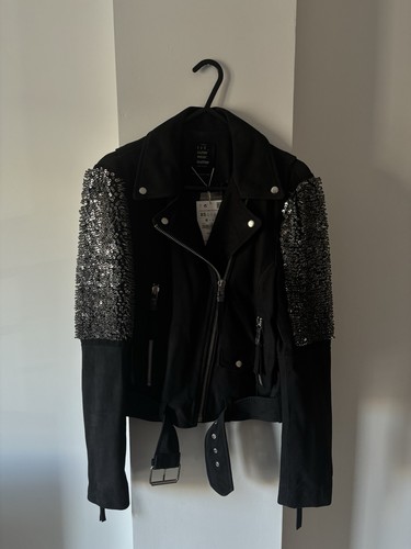 Zara trf real leather biker - trf,