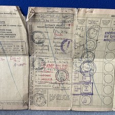 AUSTIN J4 VAN PETROL 1962 CLASSIC VINTAGE RF60 LOGBOOK MEMORABILIA