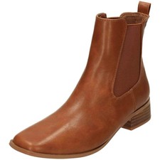 Ladies Wide Fit Boots Tan