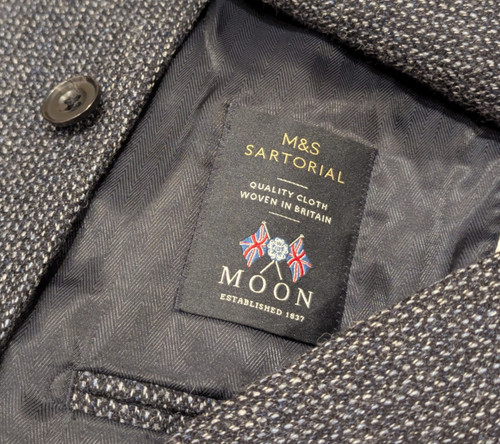 Sartorial moon navy soft - m&s,