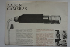 AATON CAMERAS. Advertising
