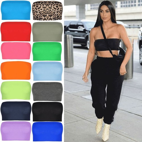 New womens plain printed boob - womens,