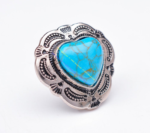 10x antique silver - silver, flower