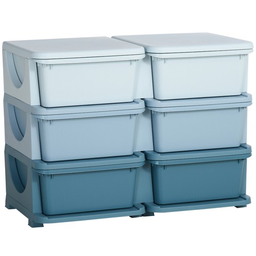 Homcom kids storage units with - storage,