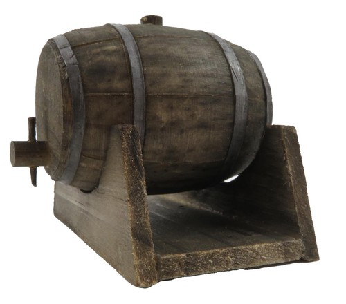Dolls house beer barrel - dolls,